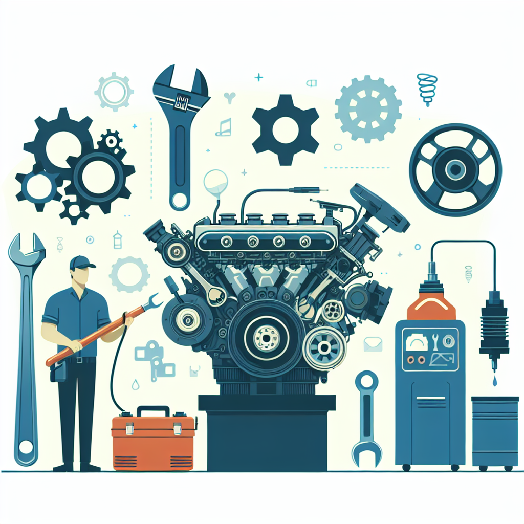 ¿Qué incluye una media reparación de motor diésel?